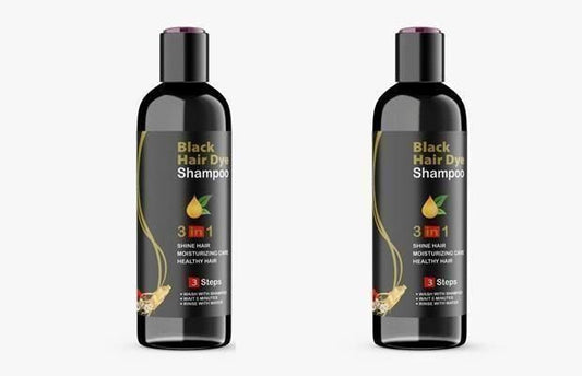 Black Hair Shampoo 3 in 1-100ml (Pack of 2)